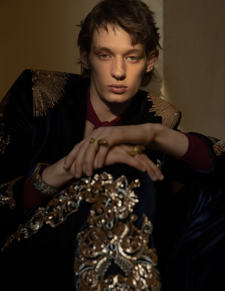 Man of Metropolis April '21 photo by Wanda Martin stylist Kiss Mark Man of Metropolis April '21 photo by Wanda Martin stylist Kiss Mark