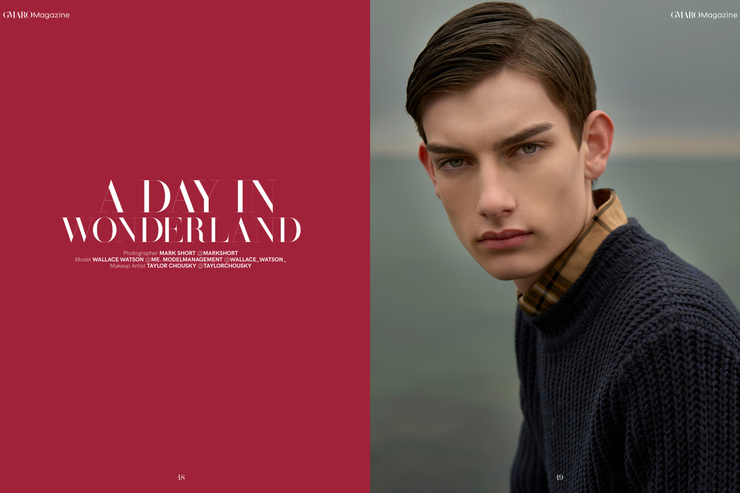 Wallace Watson for GMARO Magazine Wallace Watson for GMARO Magazine