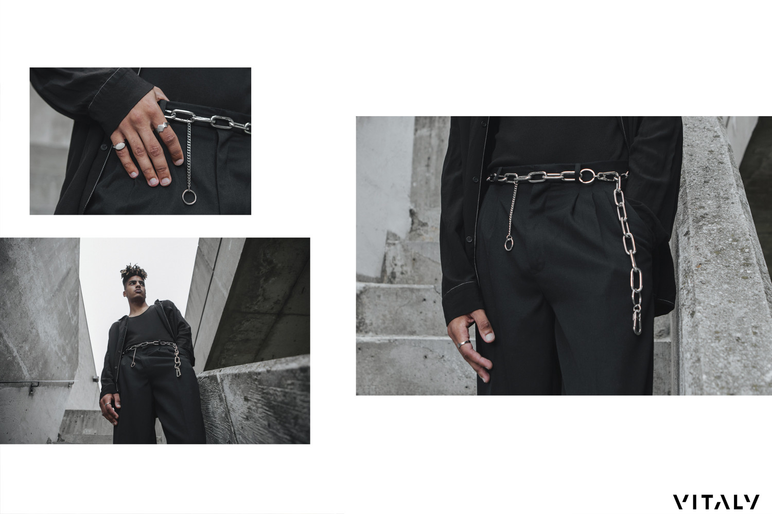 SPOTTED: AUSTIN B IS TRESPASSING FOR VITALY FW18 ACCESSORIES COLLECTION